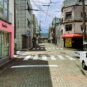 福知山駅正面通り商店街風景